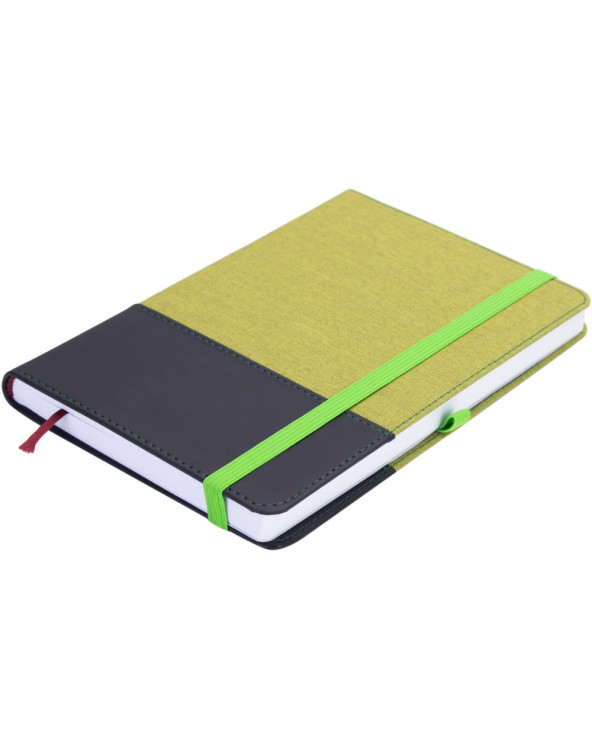 Деловая записная книжка COMBI, А5, твердая обложка, резинка
