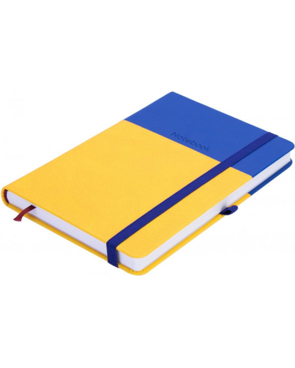 Деловая записная книжка COMBI, А5, твердая обложка, резинка
