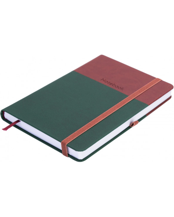 Деловая записная книжка COMBI, А5, твердая обложка, резинка