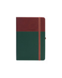 Деловая записная книжка COMBI, А5, твердая обложка, резинка