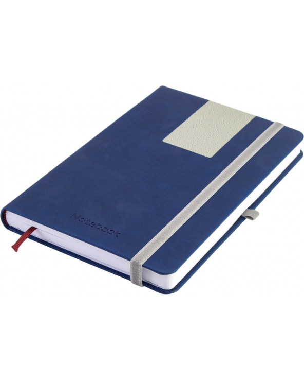 Деловая записная книжка COMBI, А5, твердая обложка, резинка