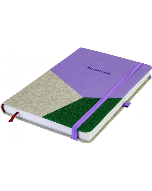Деловая записная книжка COMBI, А5, твердая обложка, резинка