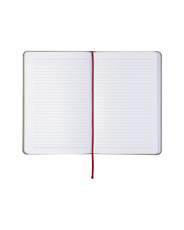Деловая записная книжка COMBI, А5, твердая обложка, резинка